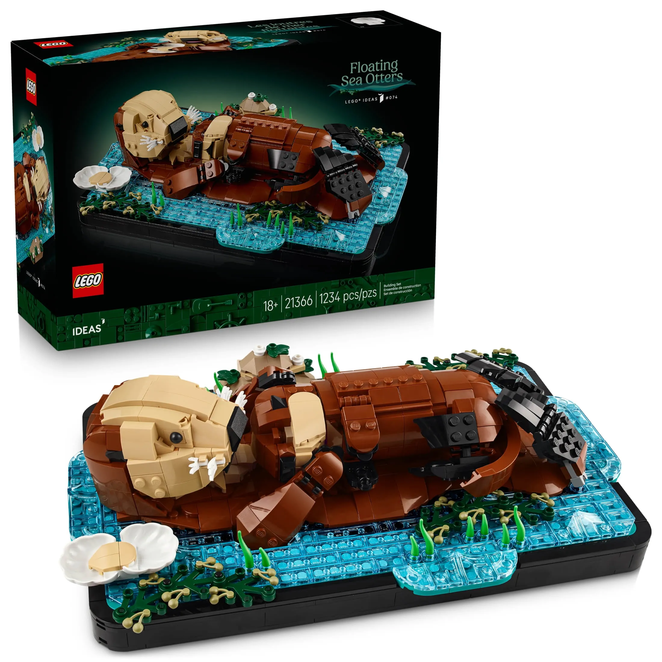 Lego Ideas Floating Sea Otters Building Sets