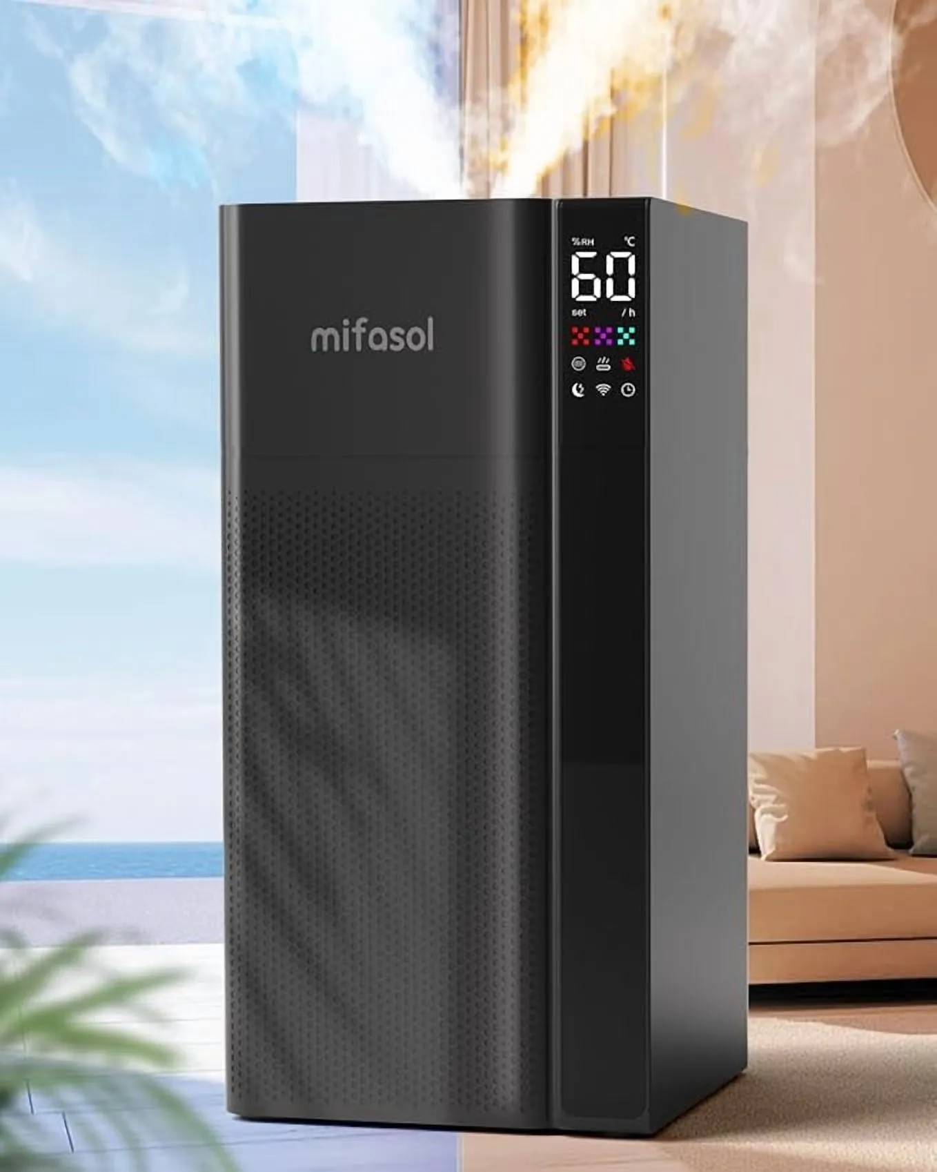 Warm and Cool Mist Humidifier Large Room 53GAL20L