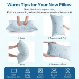 Emonia Cooling Memory Foam Queen Pillows Set of - Thumbnail 10