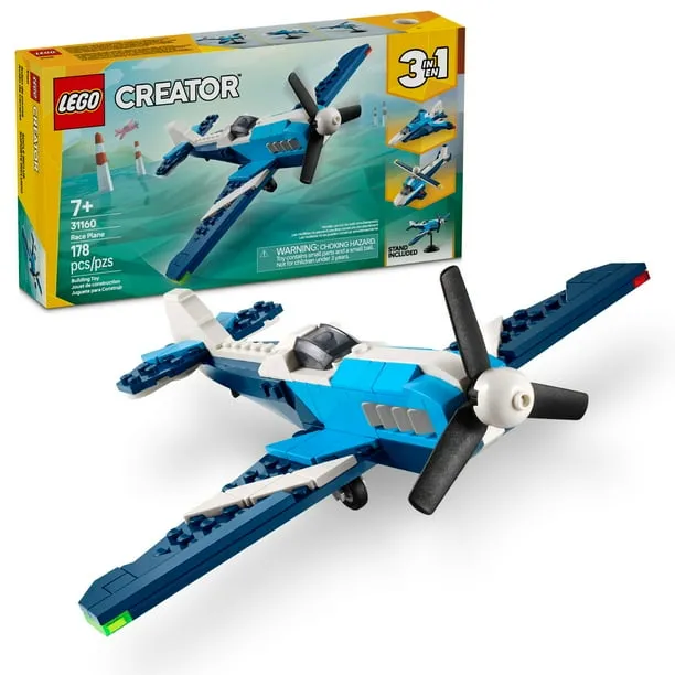 Lego Creator 3IN1 Aircraft Race Plane Toys