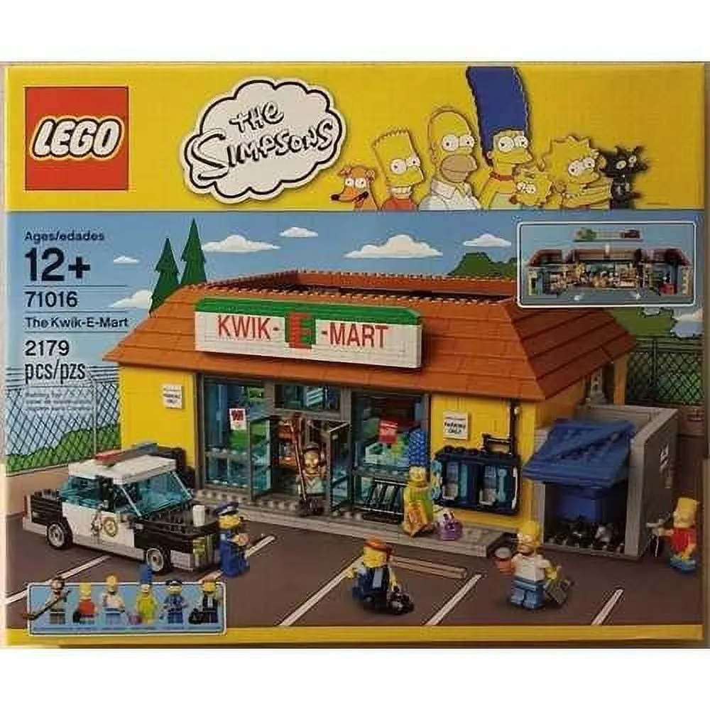 Lego Simpsons Kwik E Mart Interlocking Block
