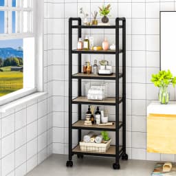 Baxluxe Adjustable 6 Tier Storage Shelves - Thumbnail 2