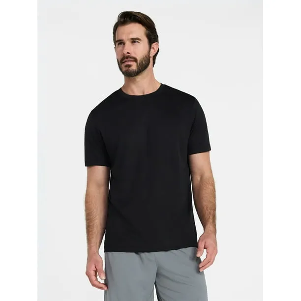 Men's and Big Men's Core Active Tee with Short