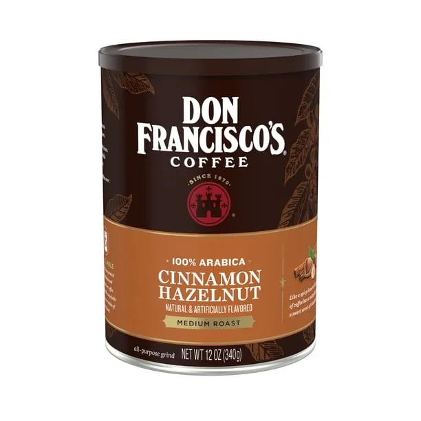 Don Franciscos Cinnamon Hazelnut Ground Flavored