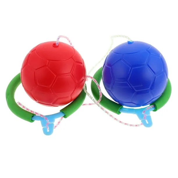 LYTMENT 2pcs Skip Ball Ankle Toys Jump Leg Balls Rope Ankle Skip Ball Game For Kids Adults Exercise Sports Children Spor