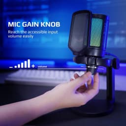 Fifine Gaming Microphone for Pc Computer Ps5 Ps4 - Thumbnail 5
