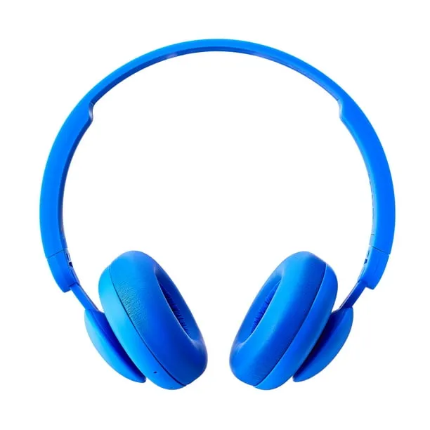 Onn Bluetooth Wireless on Ear Headphones Blue with