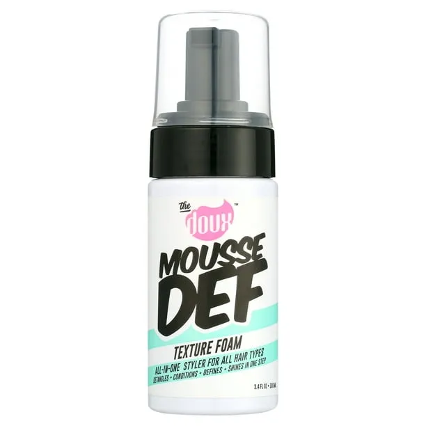The Doux Mousse Def Texture Foam Travel/Trial Size 3.4 oz., Curly Hair, Moisturizing