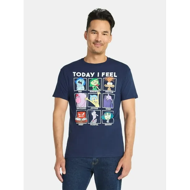 , Men's and Big Men's Today I Feel Graphic Tee, Sizes S-3XL