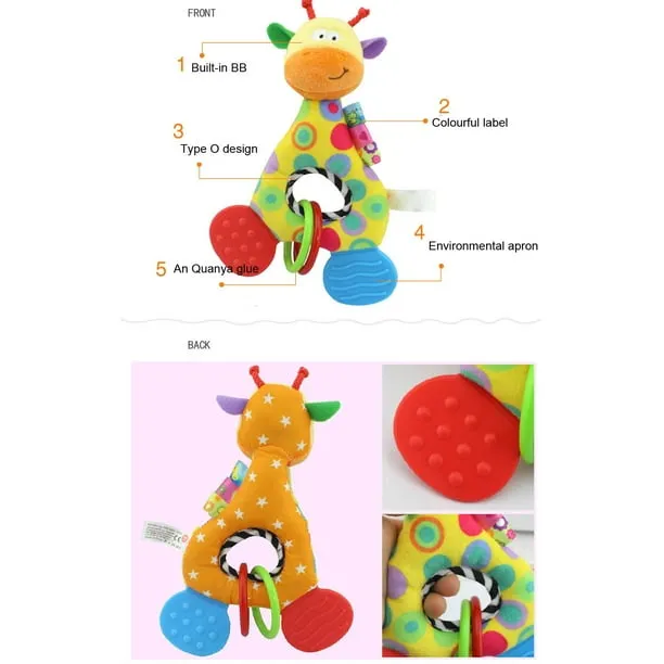 Kbndieu Baby Rattle Toys 0 6 Months Infant Toys