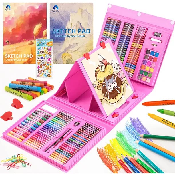 Vigorfun Art Supplies 240 Piece Drawing Art Kit