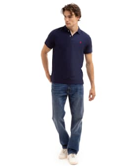Us Polo Assn Men's Performance Pique Polo Shirt - Thumbnail 5