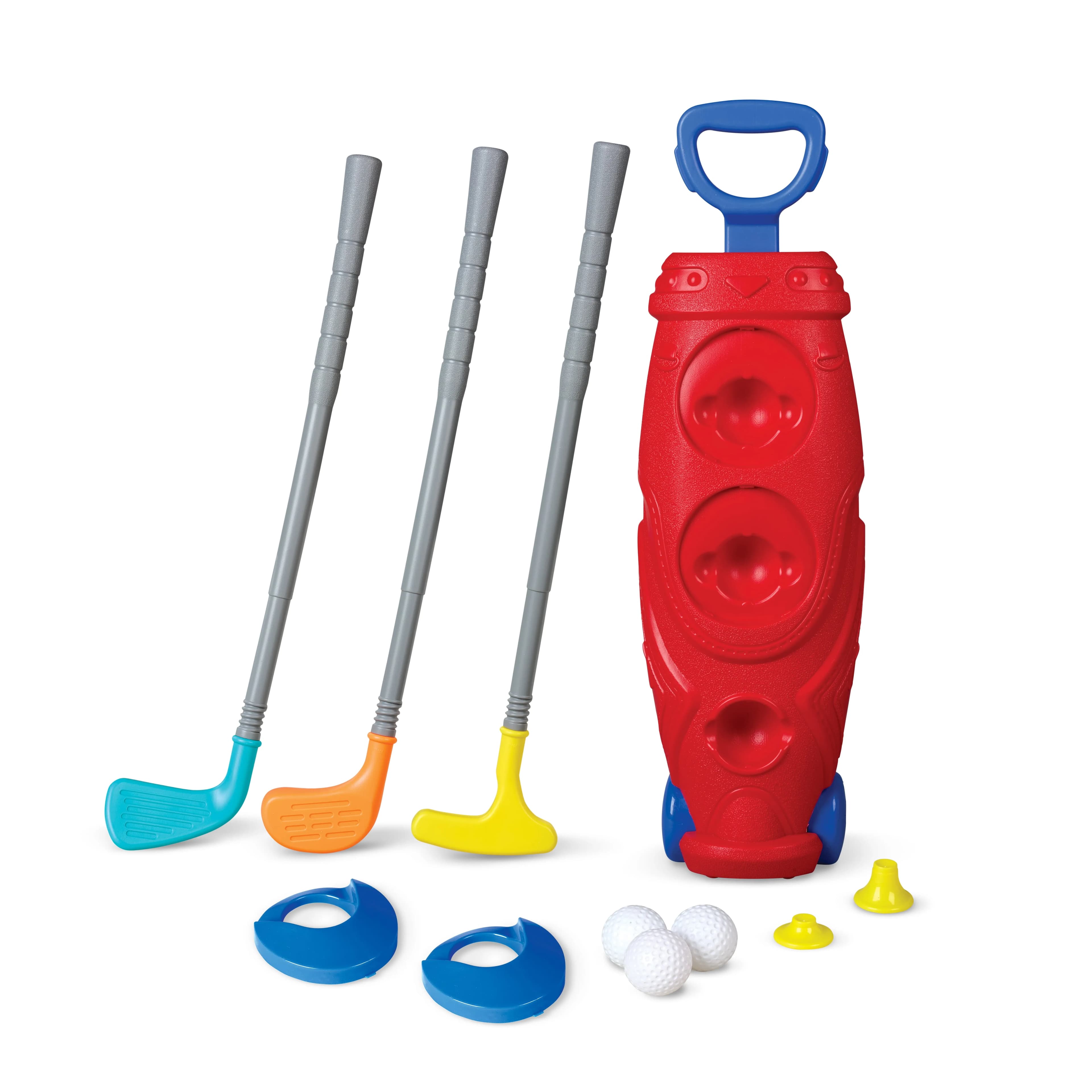 Play Day Jumbo Golf Caddy Set with Clubs and Balls