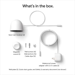 Google Nest Cam Outdoor Wired 2nd Gen Snow 2 Pack - Thumbnail 5