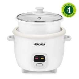 Aroma 6 Cup Rice Cooker and Food Steamer with - Thumbnail 1