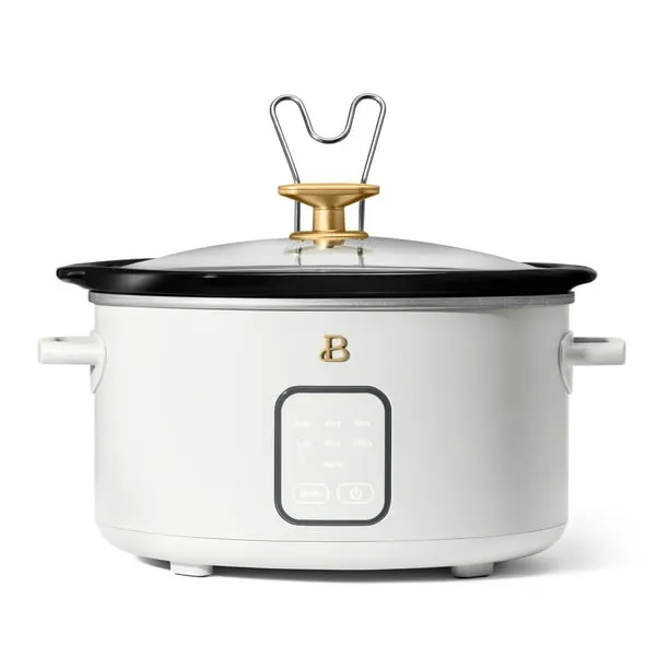 Beautiful 4QT Slow Cooker with Touch Activated