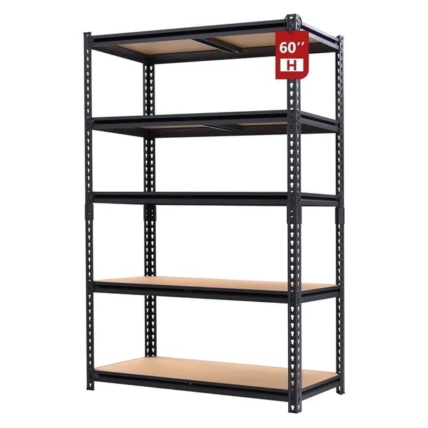 Zeukmxoo 2400LBS Garage Shelving Unit 60H275W118D