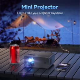 Mini Projector 1080P Portable Projector Compatible - Thumbnail 8