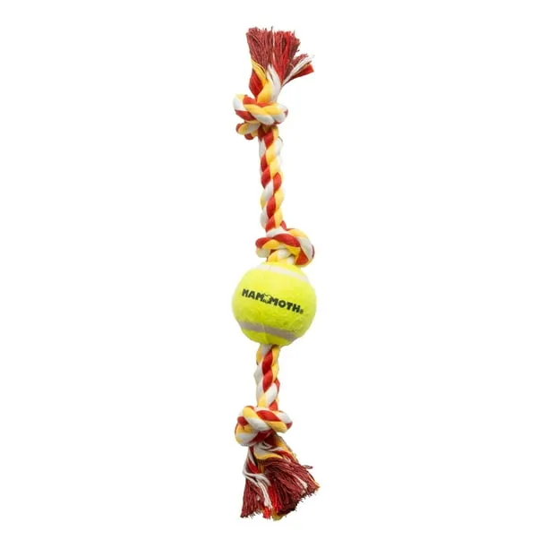 Mammoth Flossy Chews Cottonblend 3 Knot Tug Rope