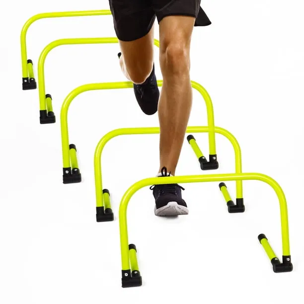 Body Sport Adjustable Athletic Speed Training Hurdles, Jumping & Speed Training Fitness Equipment, Hurdles for Track & F