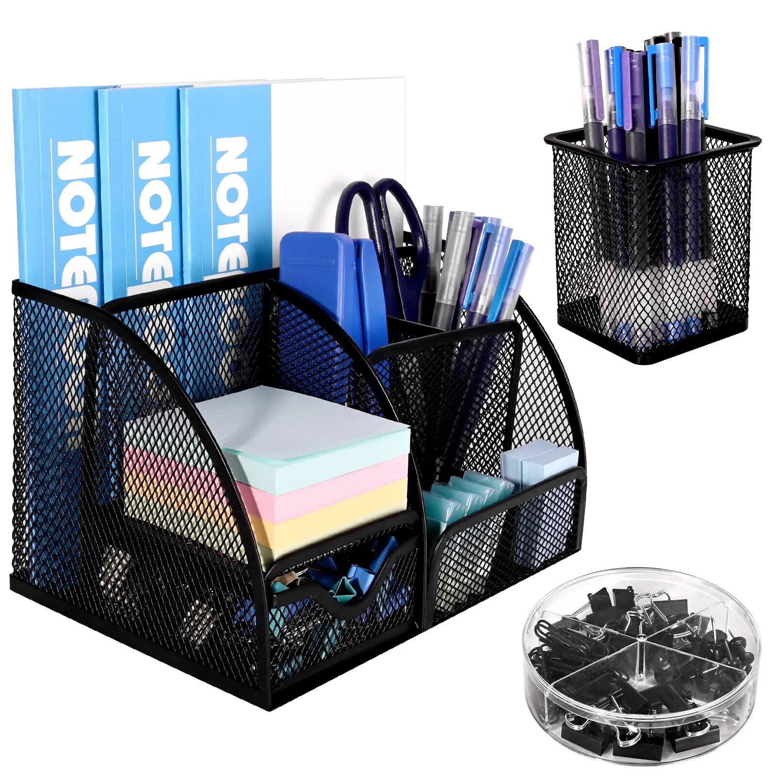 Multi Functional 6 Compartments Office Desk