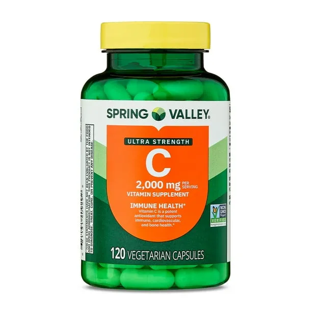 Spring Valley Ultra Strength Vitamin C 2000 Mg 120