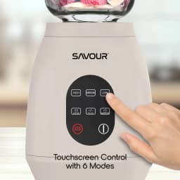 Savour by Tzumi 500W Touchscreen Smoothie Blender - Thumbnail 4