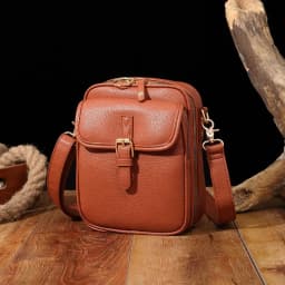 Collaboraten1 Crossbody Leather Bag Urvashi - Thumbnail 7