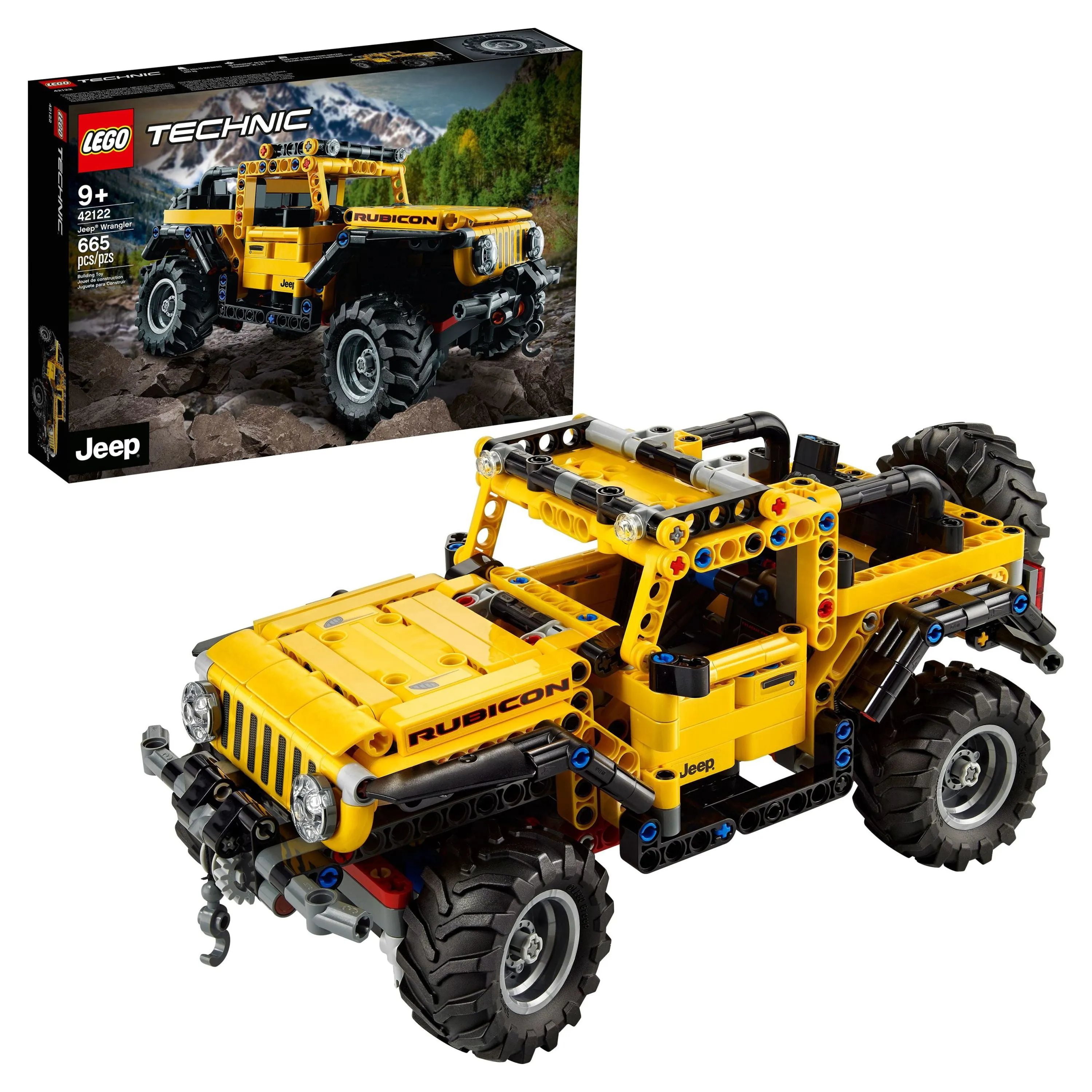 Lego Technic Jeep Wrangler 4X4 Toy Car Model