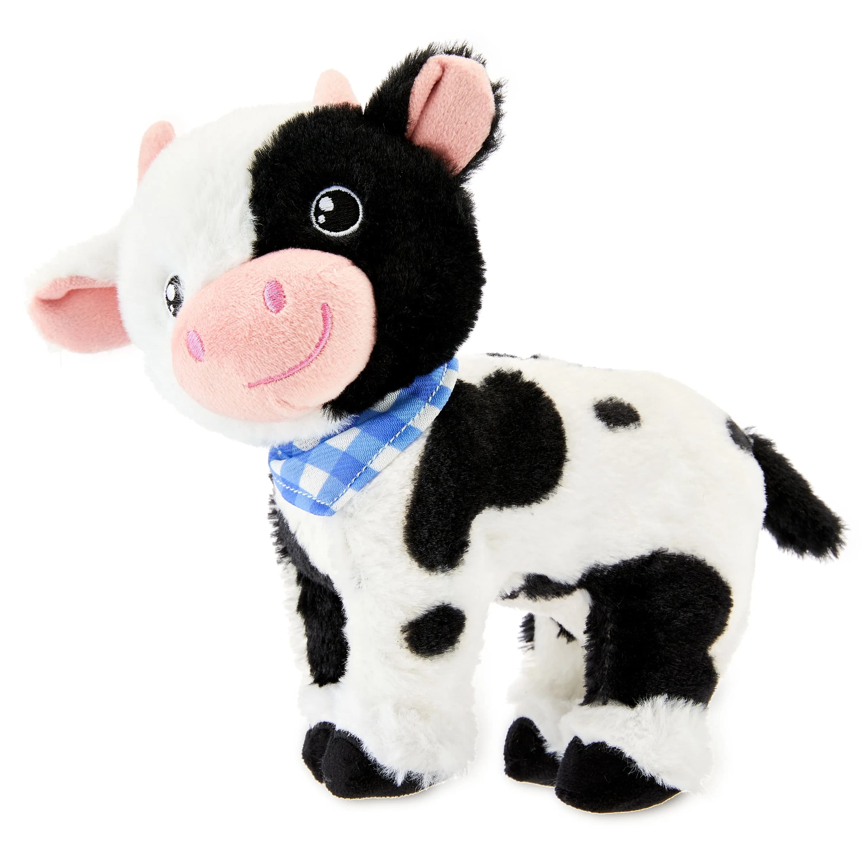 Vibrant Life Plush Cow Dog Toy Chew Level 3