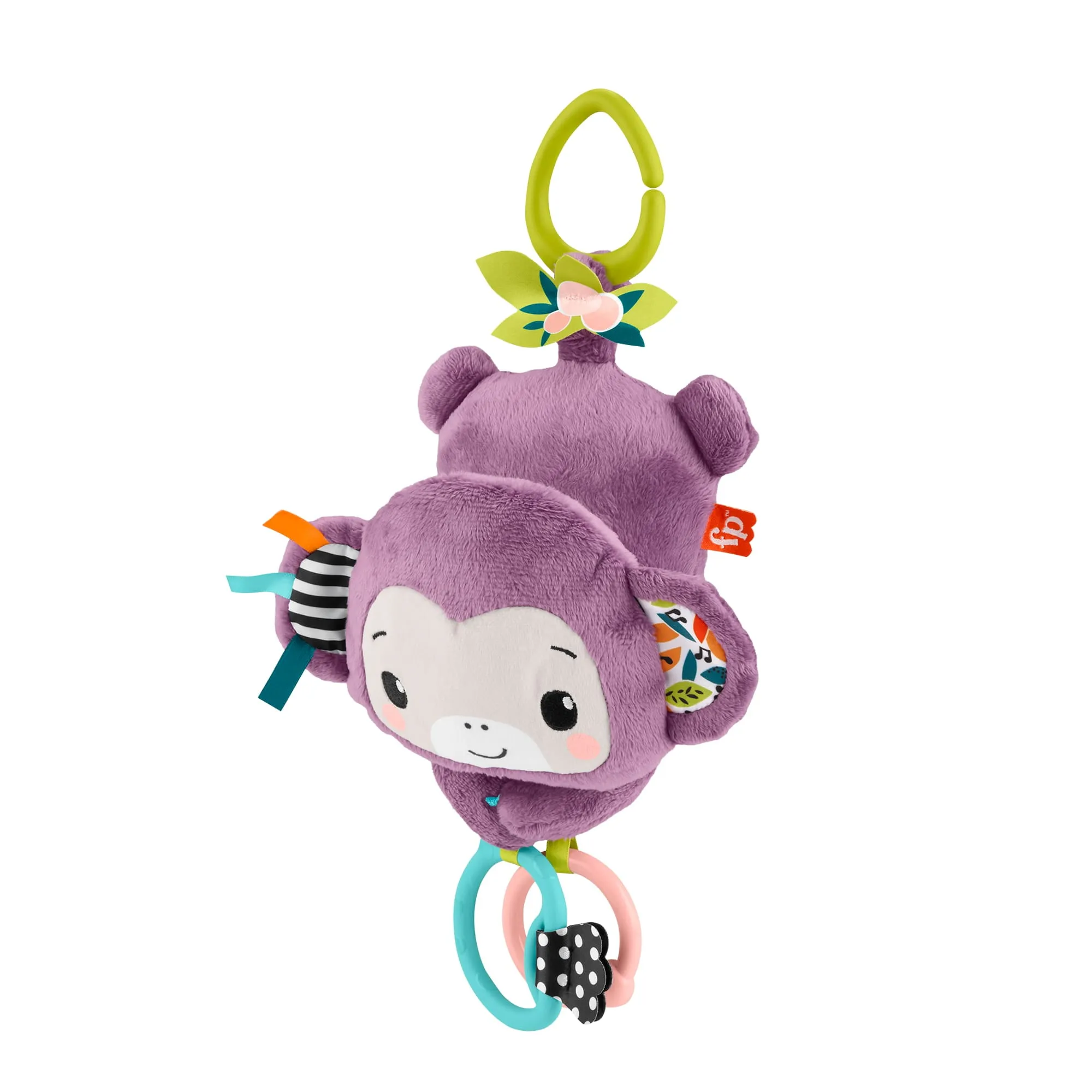 Fisher-Price Sing and Go Purple Monkey Plush Baby