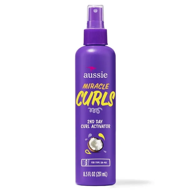 Aussie Miracle Curls 2nd Day Curl Activator Spray