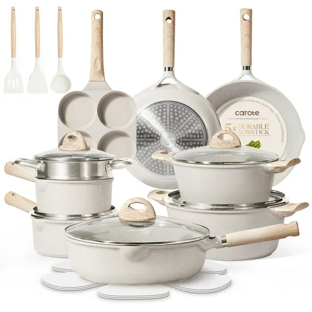 Carote Nonstick Cookware Set 21 Piecekitchen Pots