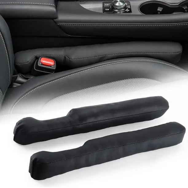 Urehepo 2 Pcs Leather Car Seat Gap Filler