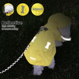 Waterproof Dog Raincoat Adjustable Reflective - Thumbnail 2