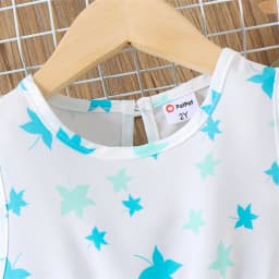 Patpat Floral Girl Dress Toddler Girl Clothes 2PCS - Thumbnail 10