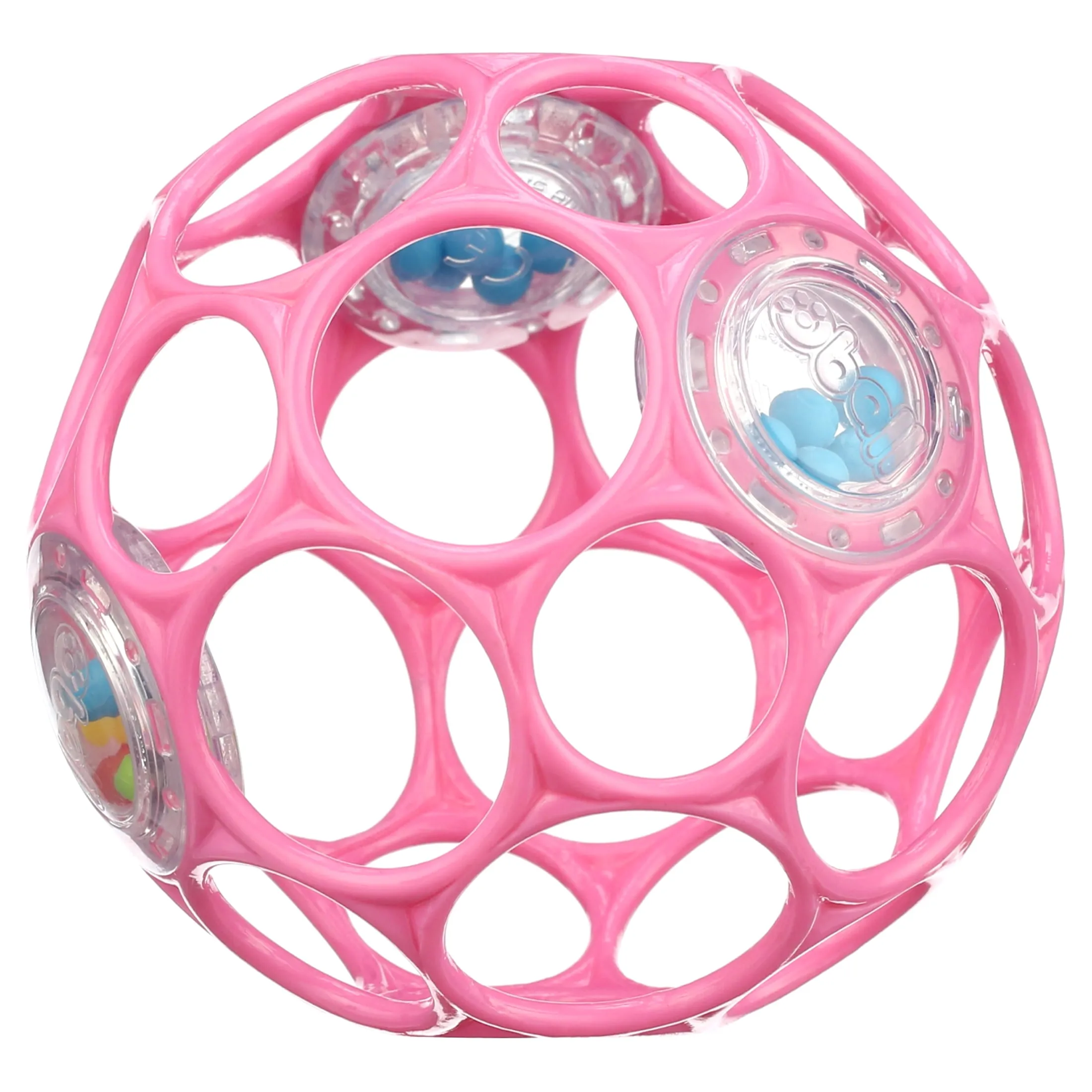 Bright Starts Oball Rattle Easy Grasp Toy Pink