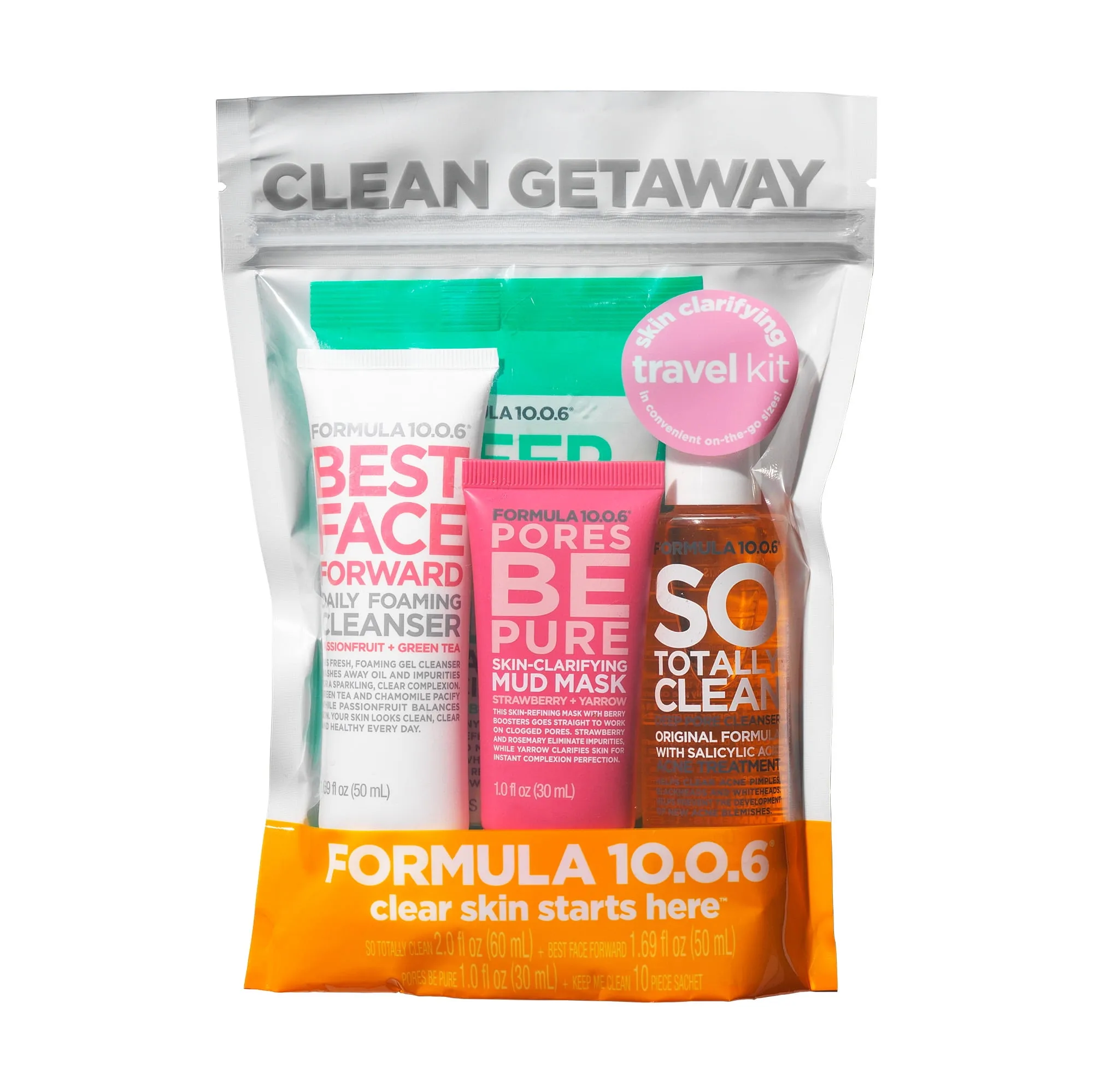 Formula 1006 Clean Getaway Skin Clarifying Travel