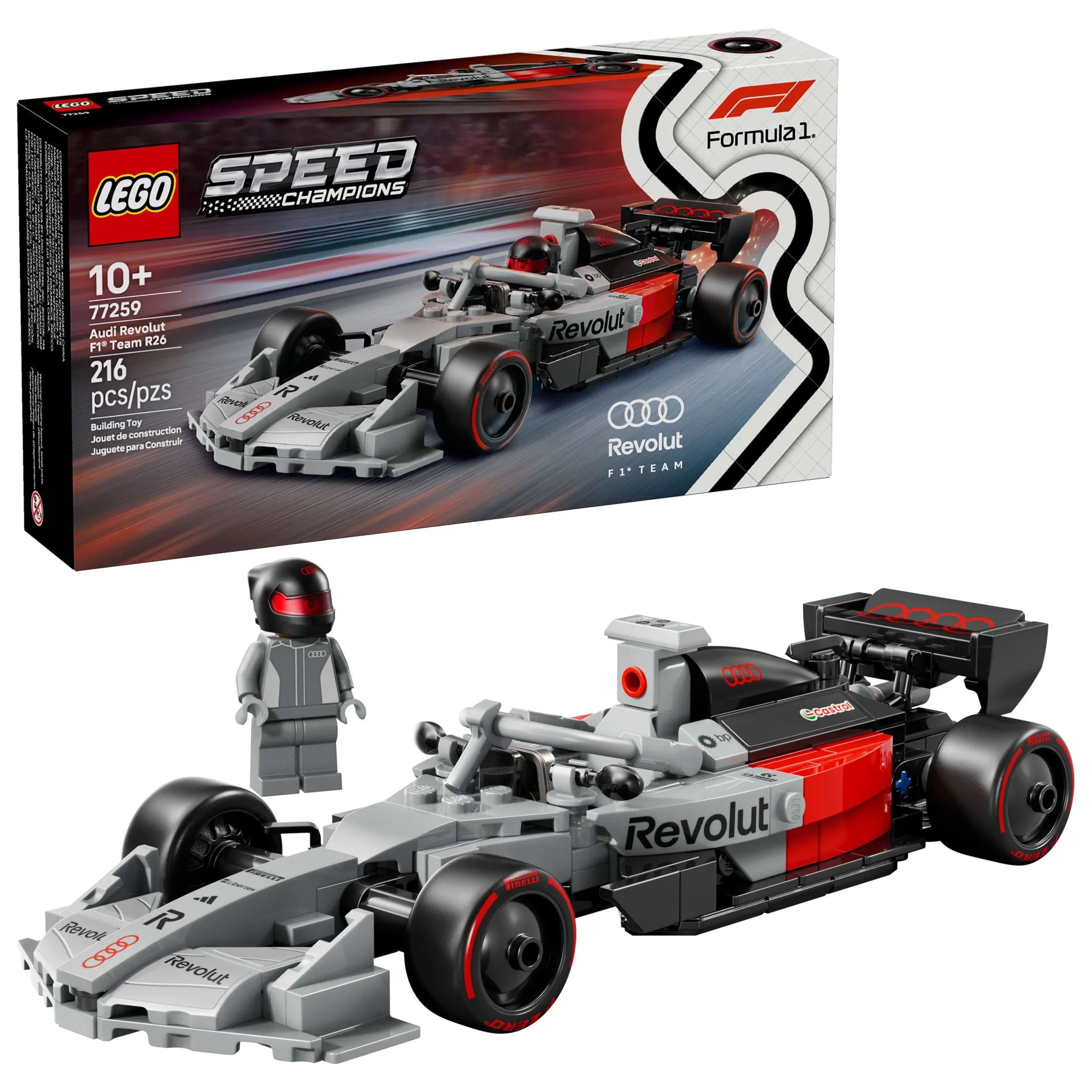 Lego Speed Champions Audi Revolut F1 Team R26 Race
