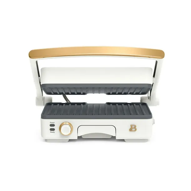 Beautiful 2 in 1 Panini Press and Grill White