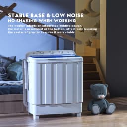 Auertech Portable Washer 28LBS Twin Tub Compact - Thumbnail 4