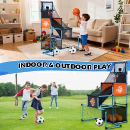 Vrogtik Electronic Basketball Set Arcade Hoop - Thumbnail 6