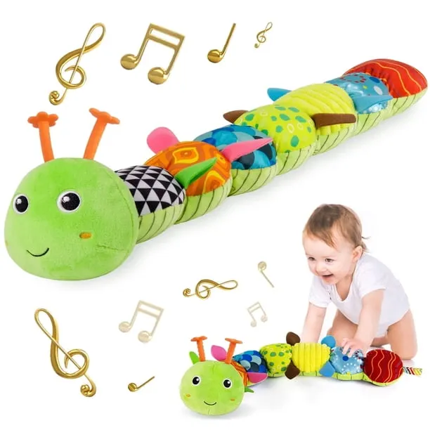 Baby Infant Multi Sensory Caterpillar Toy Musical
