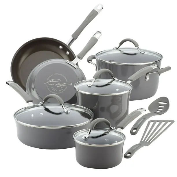 Rachael Ray Cucina 12 Piece Hard Porcelain Enamel