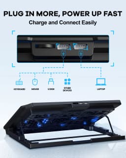 Atzeste Laptop Cooling Pad for Laptops Laptop - Thumbnail 3