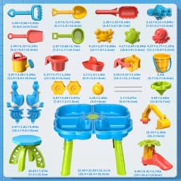 Dinosaur Planet Sand Water Table for Toddlers 4 in - Thumbnail 2