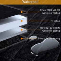 Meidong Dog Back Seat Cover Protector Waterproof - Thumbnail 4