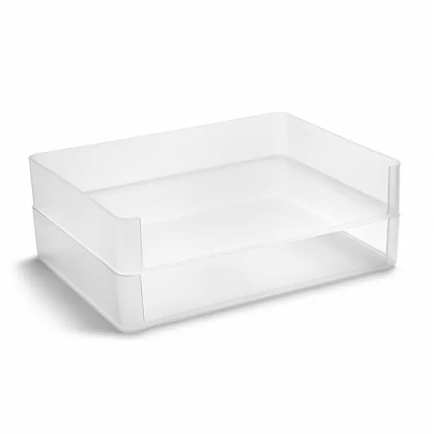 Sorbus Stackable Plastic Letter Tray Desktop Paper