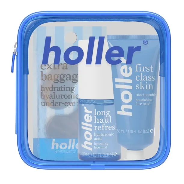 Holler and Glow Extra Baggage Skin Care Set 3