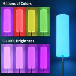 Frideko Home 2 Pack 67 Floor Lamp with Smart Rgb - Thumbnail 6